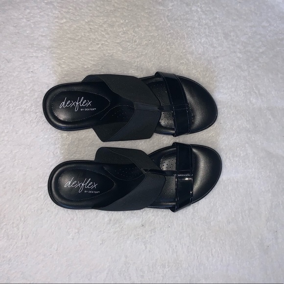 Black Wedge Heels - Picture 1 of 4